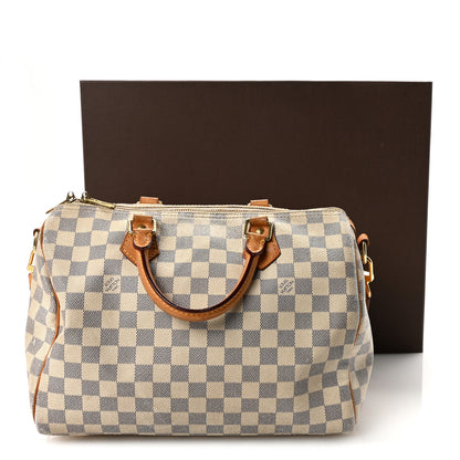 Louis Vuitton Damier Azur Speedy Bandouliere 30 11 of 11
