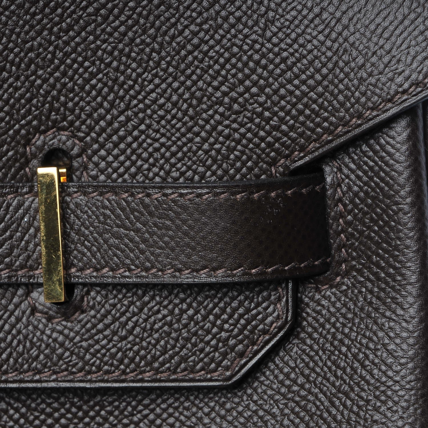 Hermes Courchevel Birkin 35 Chocolate 22 of 33