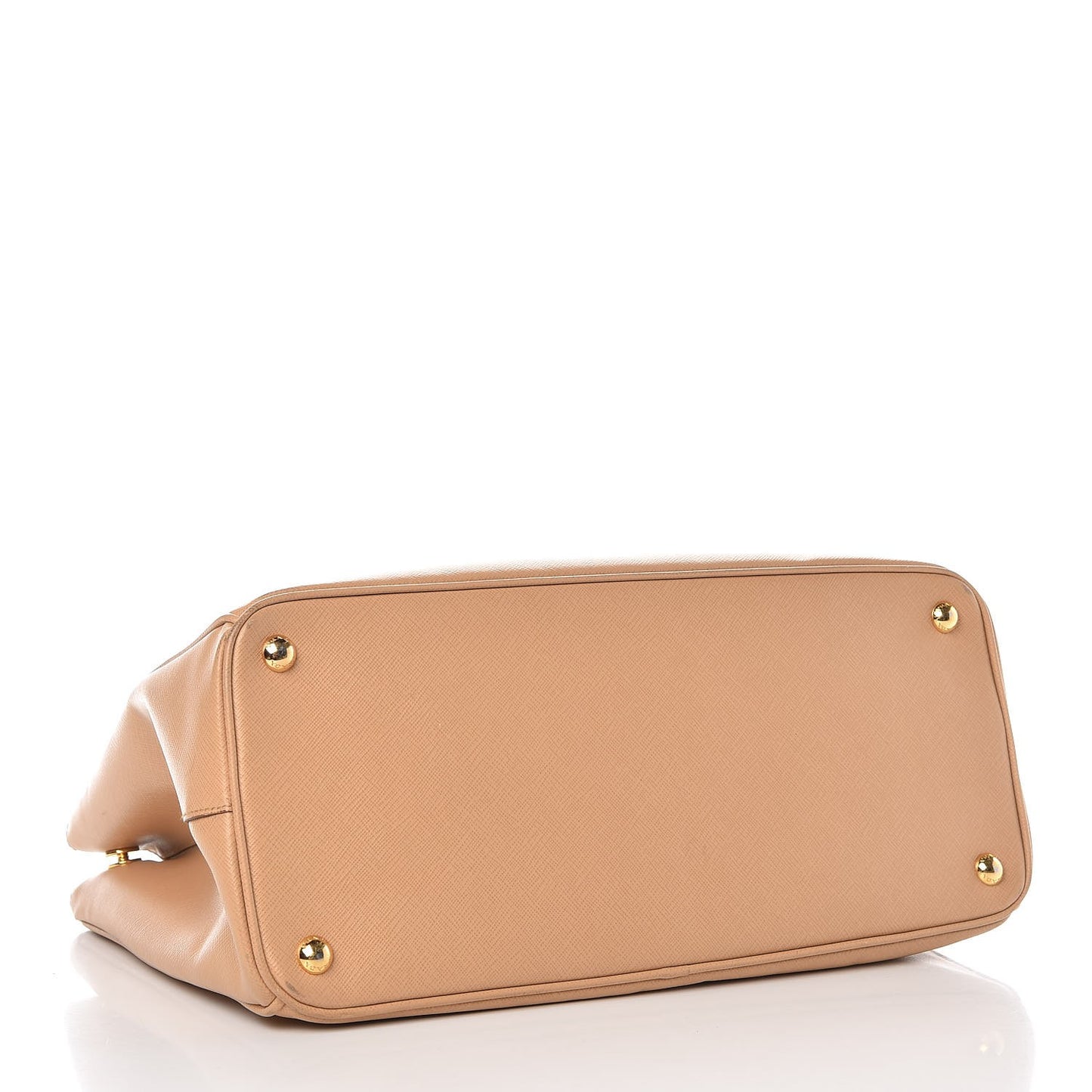 Saffiano Large Galleria Double Zip Tote Sabbia