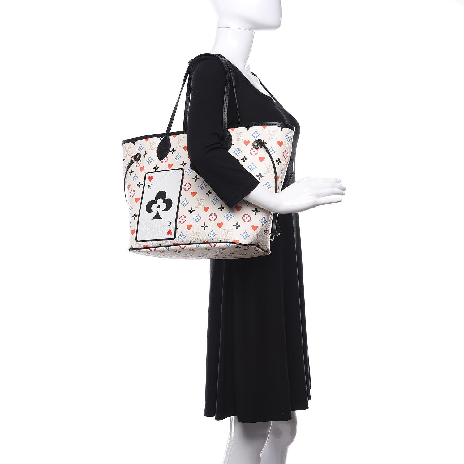 Louis Vuitton Game On Neverfull MM White 2 of 10