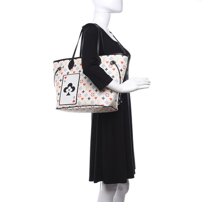 Louis Vuitton Game On Neverfull MM White 2 of 10
