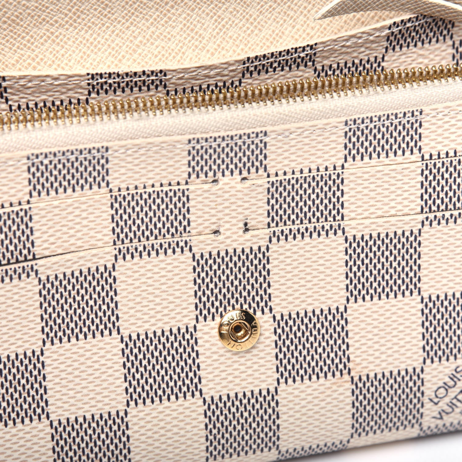 Louis Vuitton Damier Azur Emilie Wallet 9 of 20