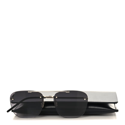 Saint Laurent Metal Sunglasses SL 309 Black 7 of 7