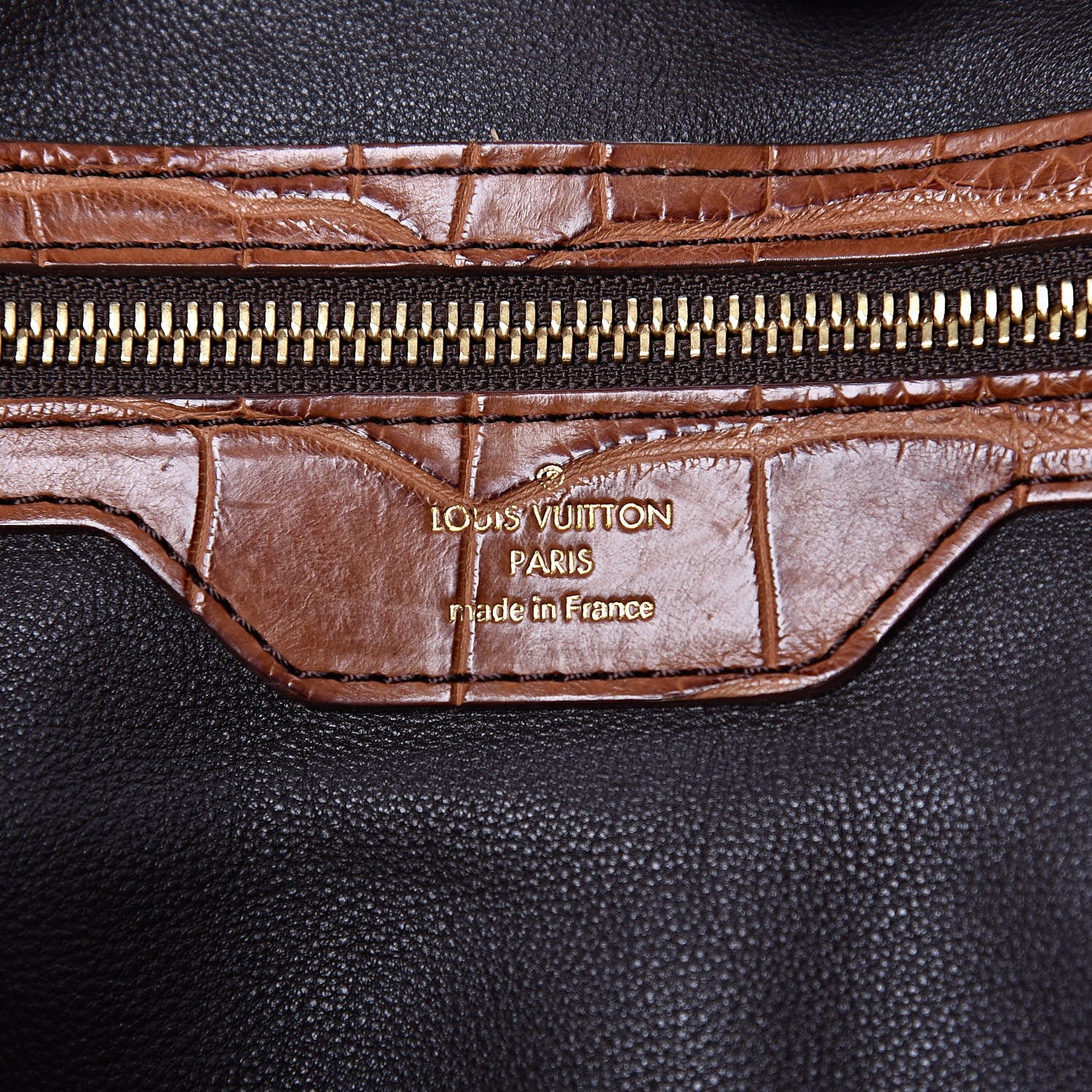 Louis Vuitton Monogram Alligator Trim Mahina XL 7 of 11