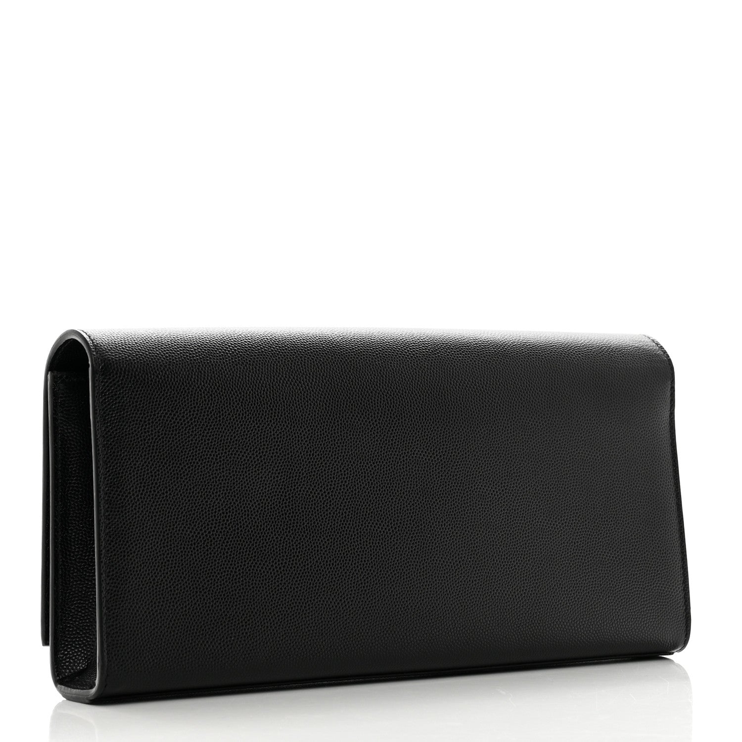 Saint Laurent Grain De Poudre Monogram Cassandre Clutch Black 3 of 9