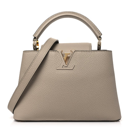Louis Vuitton Taurillon Capucines BB Galet 1 of 8