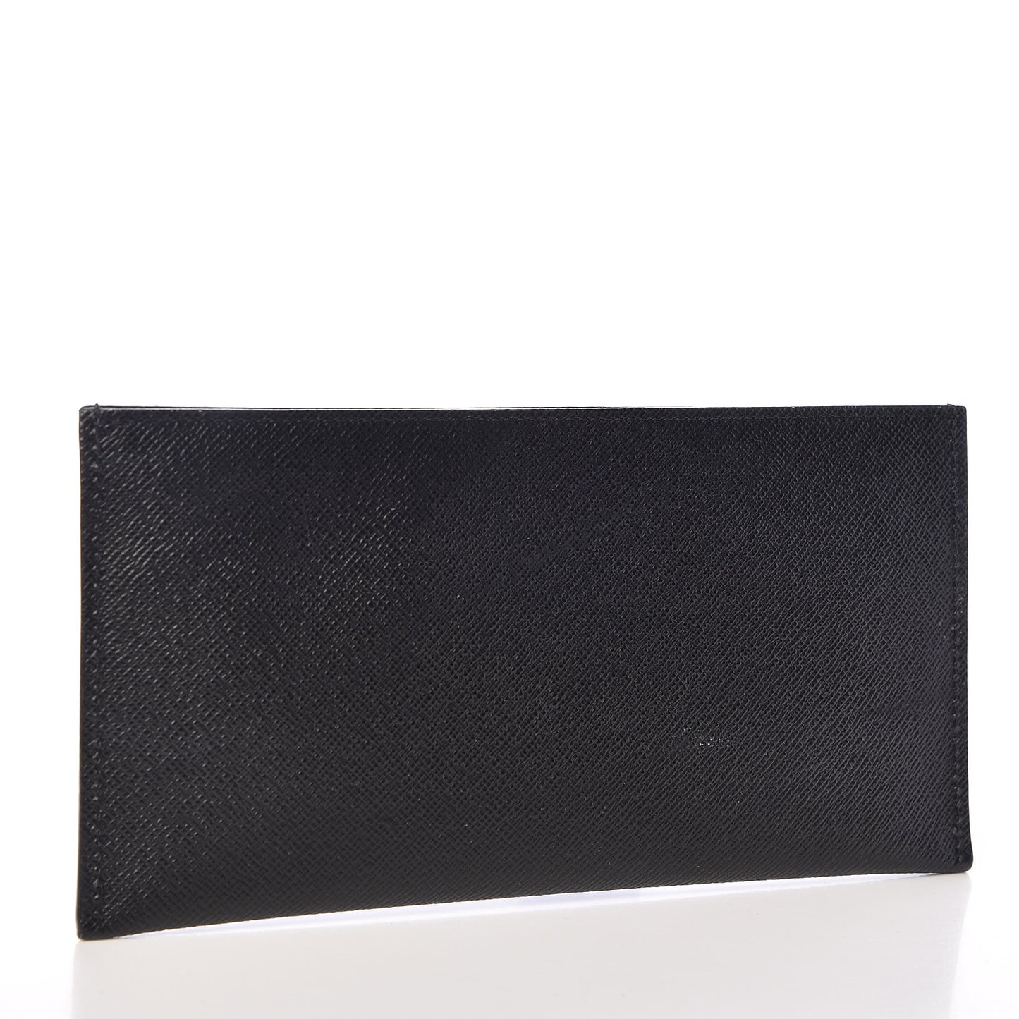 Calfskin Felicie Chain Wallet Card Holder Insert Black