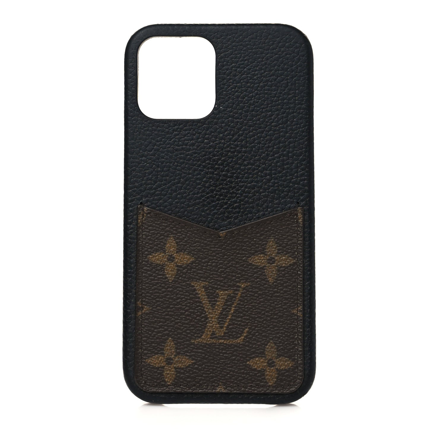 Monogram iPhone 12/12 Pro Bumper Black