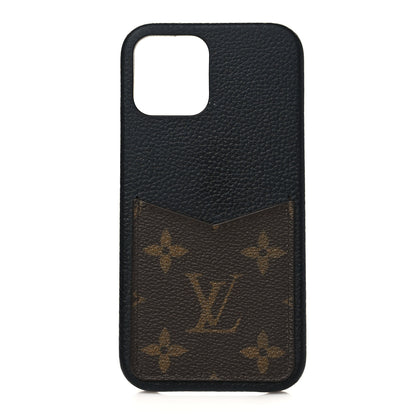 Louis Vuitton Monogram iPhone 12/12 Pro Bumper Black 1 of 8