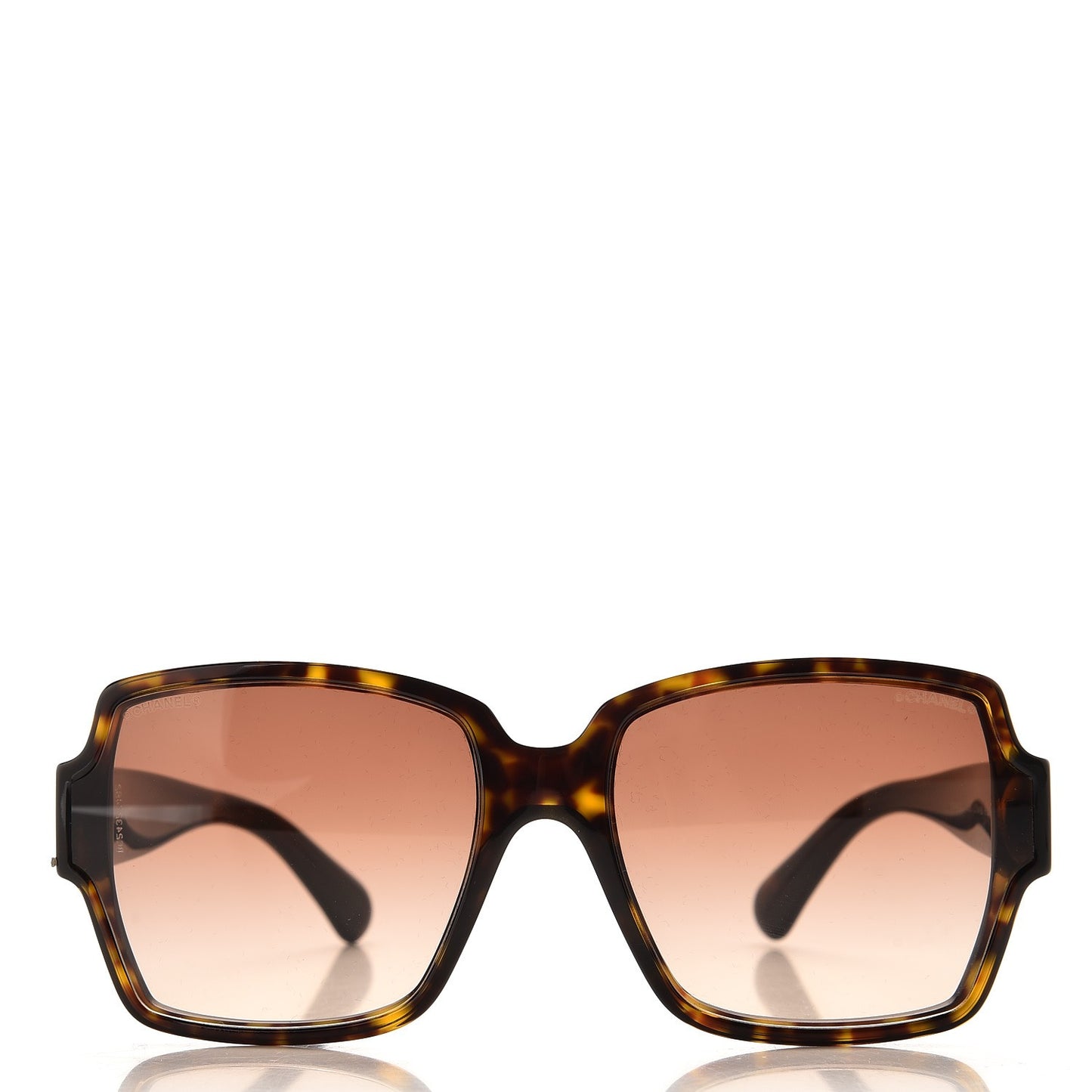 Acetate Square CC Sunglasses 5385 Tortoise