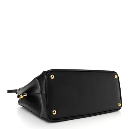 Prada Saffiano Medium Galleria Double Zip Tote Black 3 of 8
