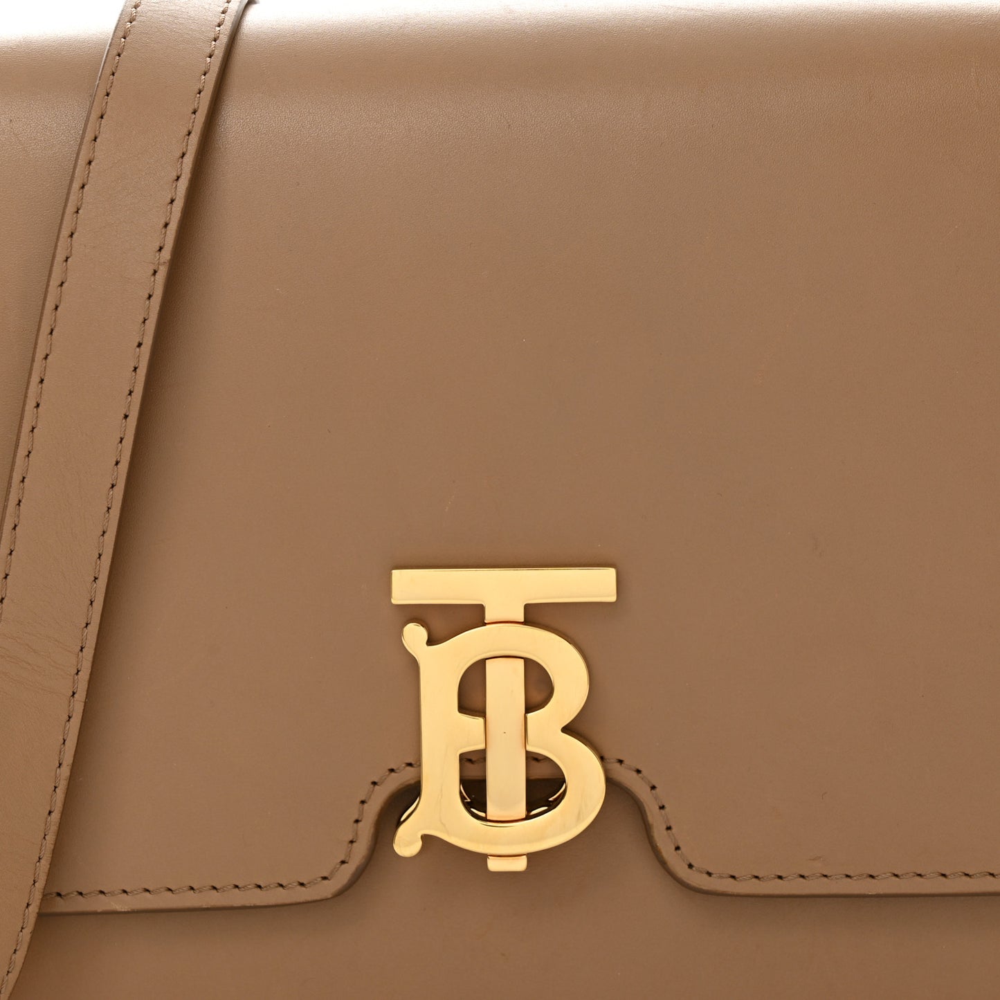 Calfskin Medium TB Bag Brown