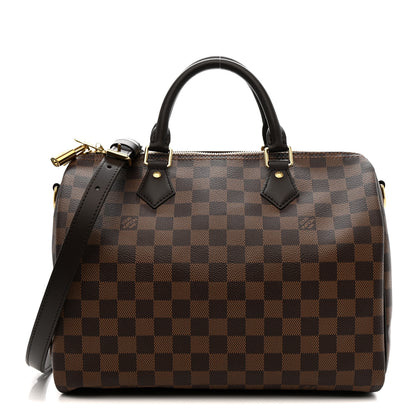Louis Vuitton Damier Ebene Speedy Bandouliere 30 1 of 10