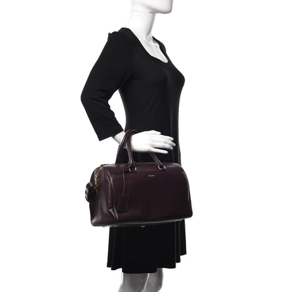Saint Laurent Calfskin Classic Duffle 6 Amarena 2 of 13
