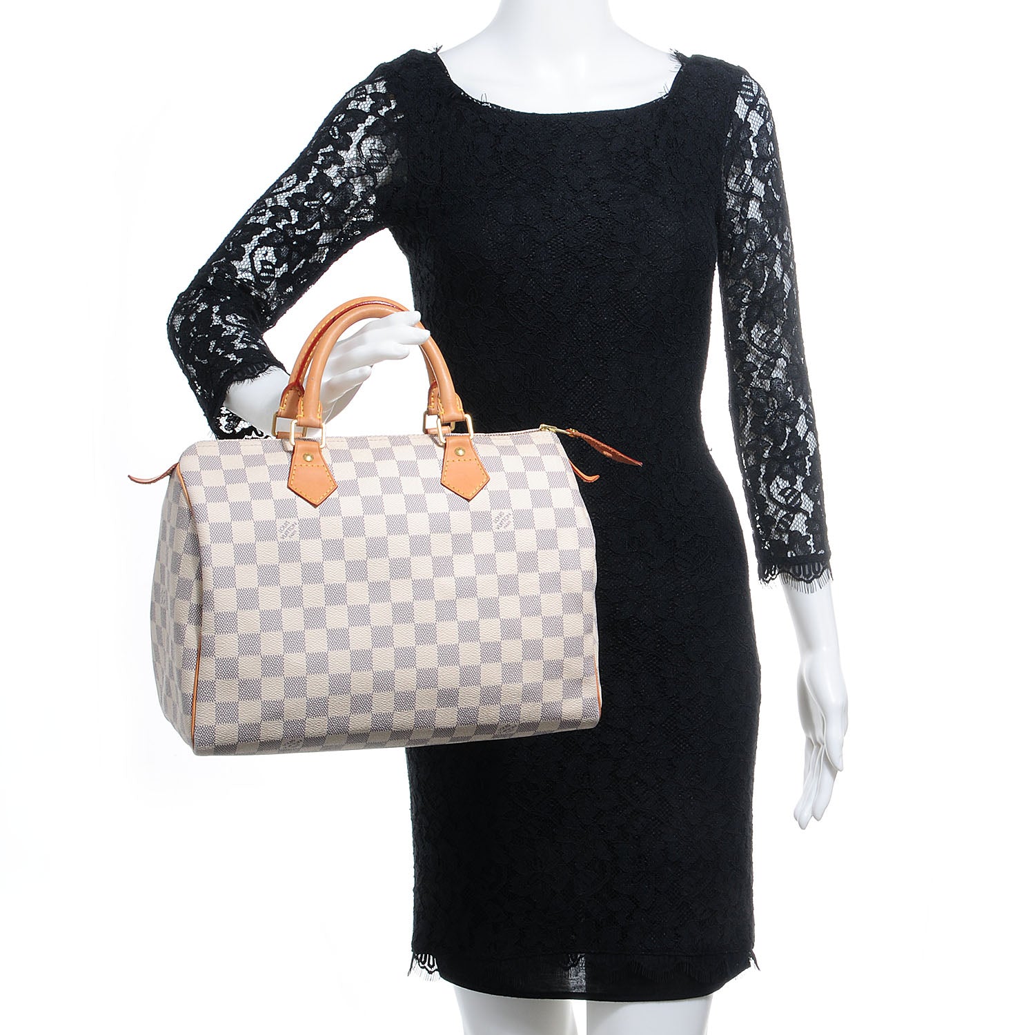Louis Vuitton Damier Azur Speedy 30 2 of 7