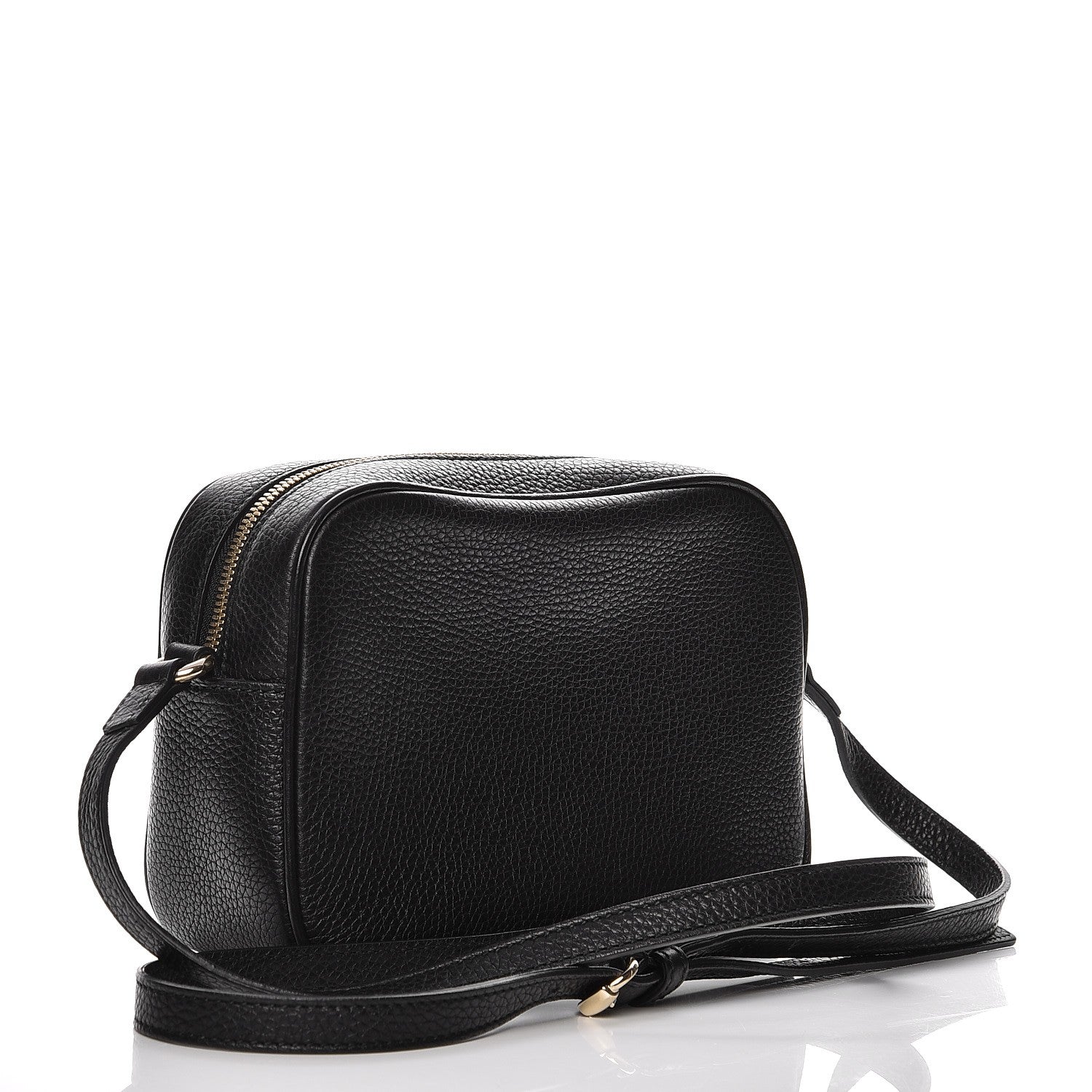 Gucci Pebbled Calfskin Small Soho Disco Bag Black 3 of 7