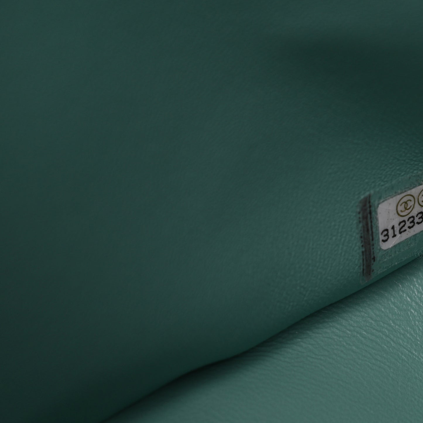 Caviar Quilted Small Double Flap Light Green