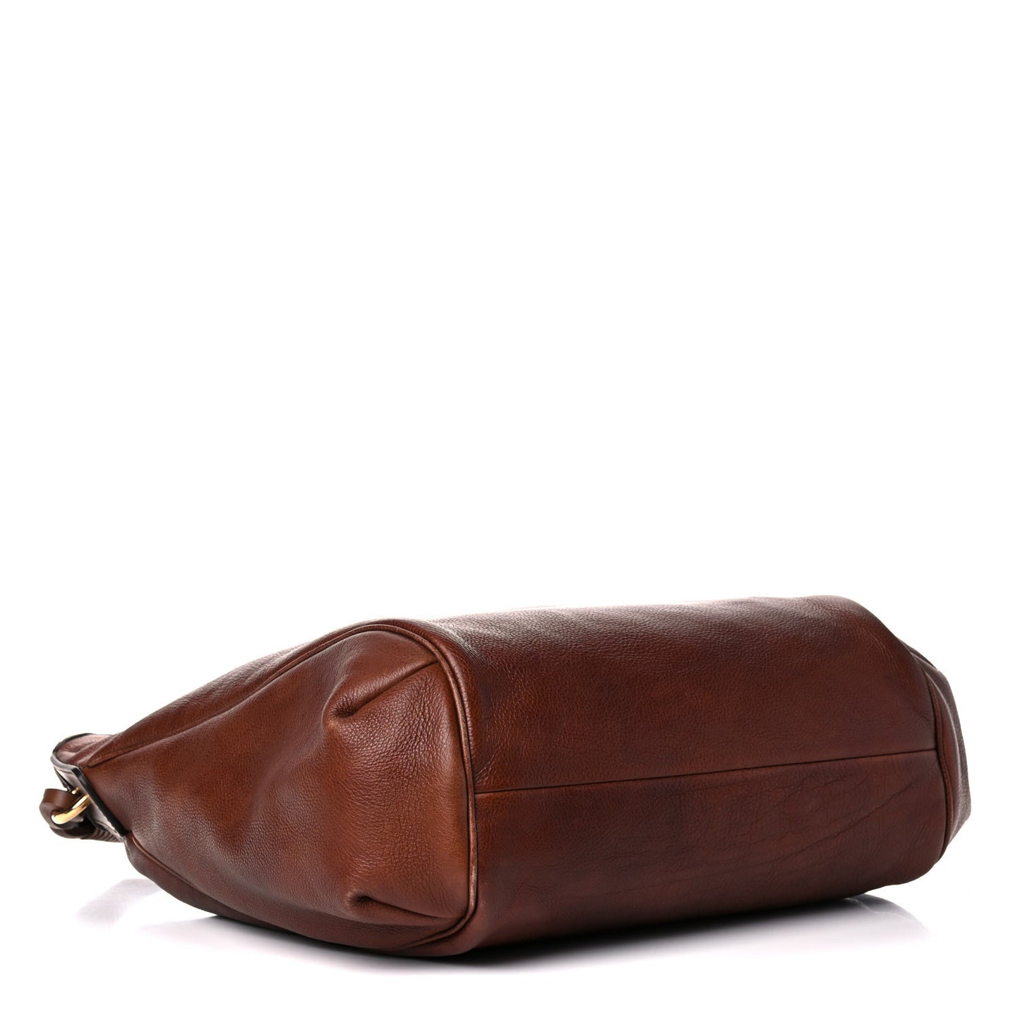 Calfskin Twist Strap Hobo Brown