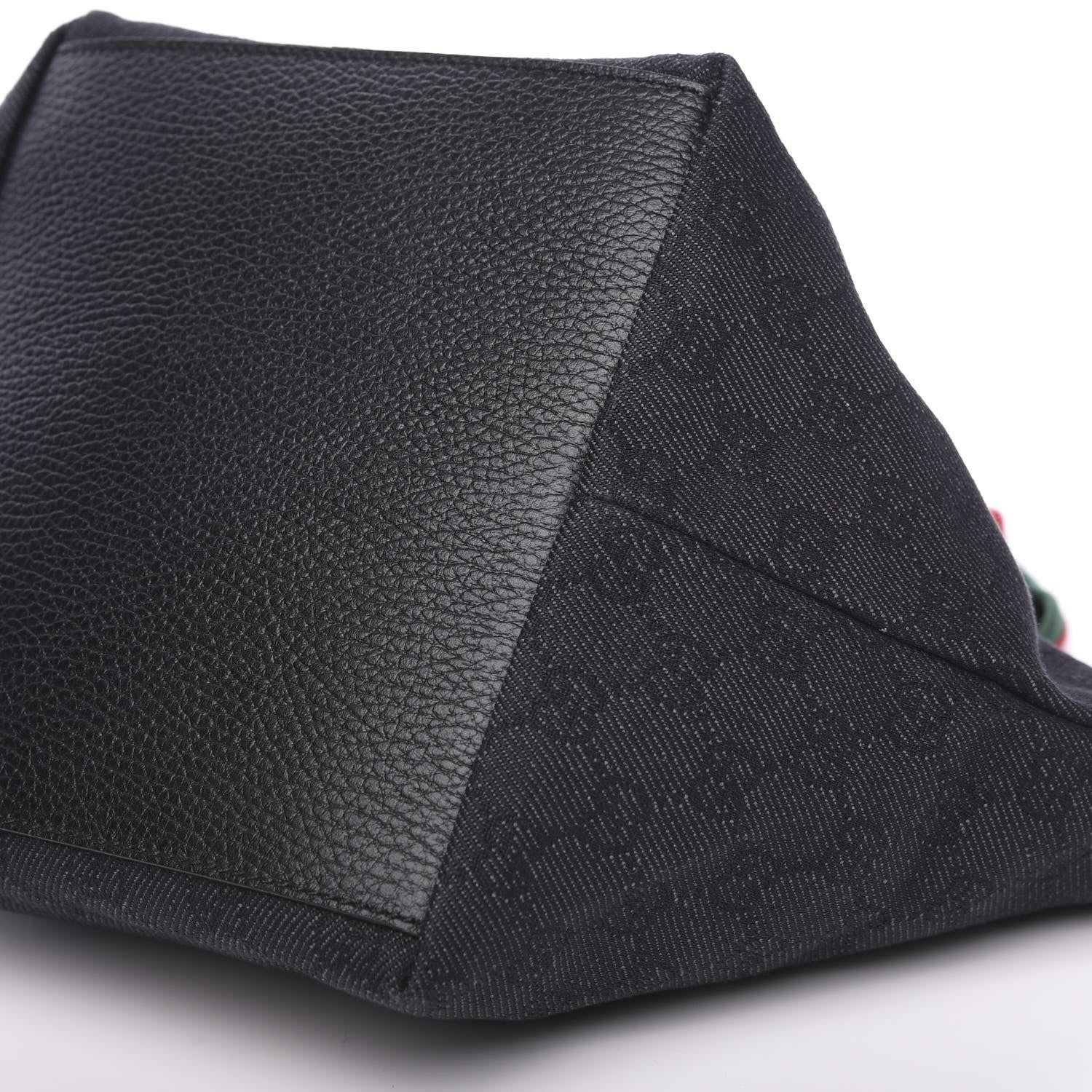 Gucci GG Monogram Mini Web Handle Bucket Tote Black 7 of 8