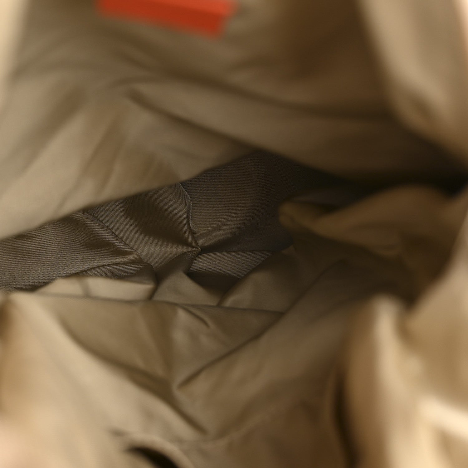 Gucci X THE NORTH FACE Monogram Textured Dollar Calfskin Embroidered Beige Ebony Mystic White Deep Orange 5 of 11