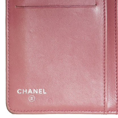 Chanel Lambskin Camellia Yen Wallet Black 6 of 8