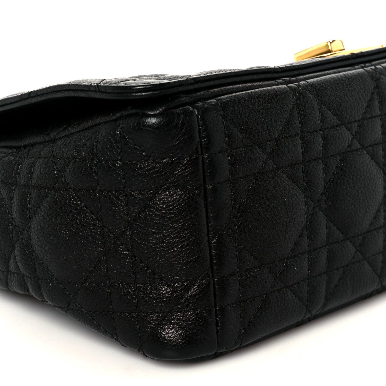 Christian Dior Calfskin Cannage Medium Caro Bag Black 9 of 11