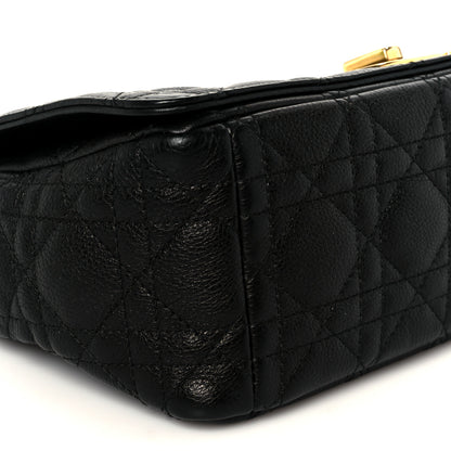 Christian Dior Calfskin Cannage Medium Caro Bag Black 9 of 11