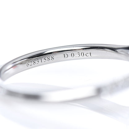 Tiffany Platinum Diamond .30ct Soleste Cushion Cut Double Halo Engagement Ring 51 5.75 5 of 6