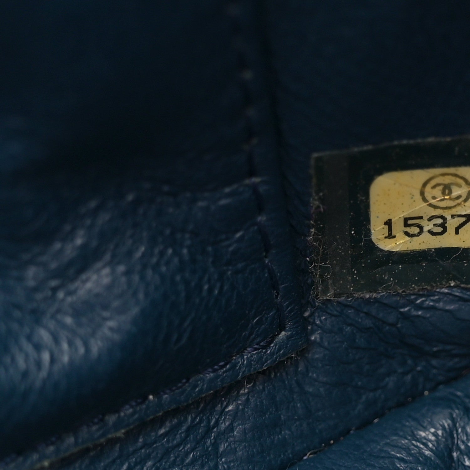 Chanel Caviar Quilted Extra Mini Flap Blue 7 of 11