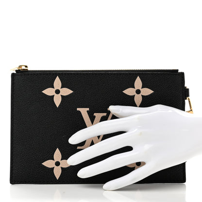 Louis Vuitton Empreinte Monogram Giant Neonoe MM Pochette Black Beige 2 of 6