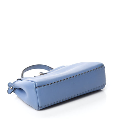 Fendi Shiny Nappa Micro Peekaboo Iconic Satchel Nebula 4 of 10