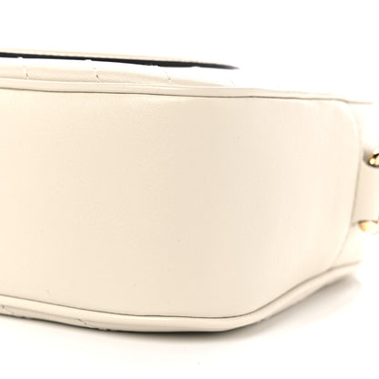 Gucci Sakai Be Green Calfskin Diagonal Stitched Small Blondie Shoulder Bag Mystic White 10 of 10