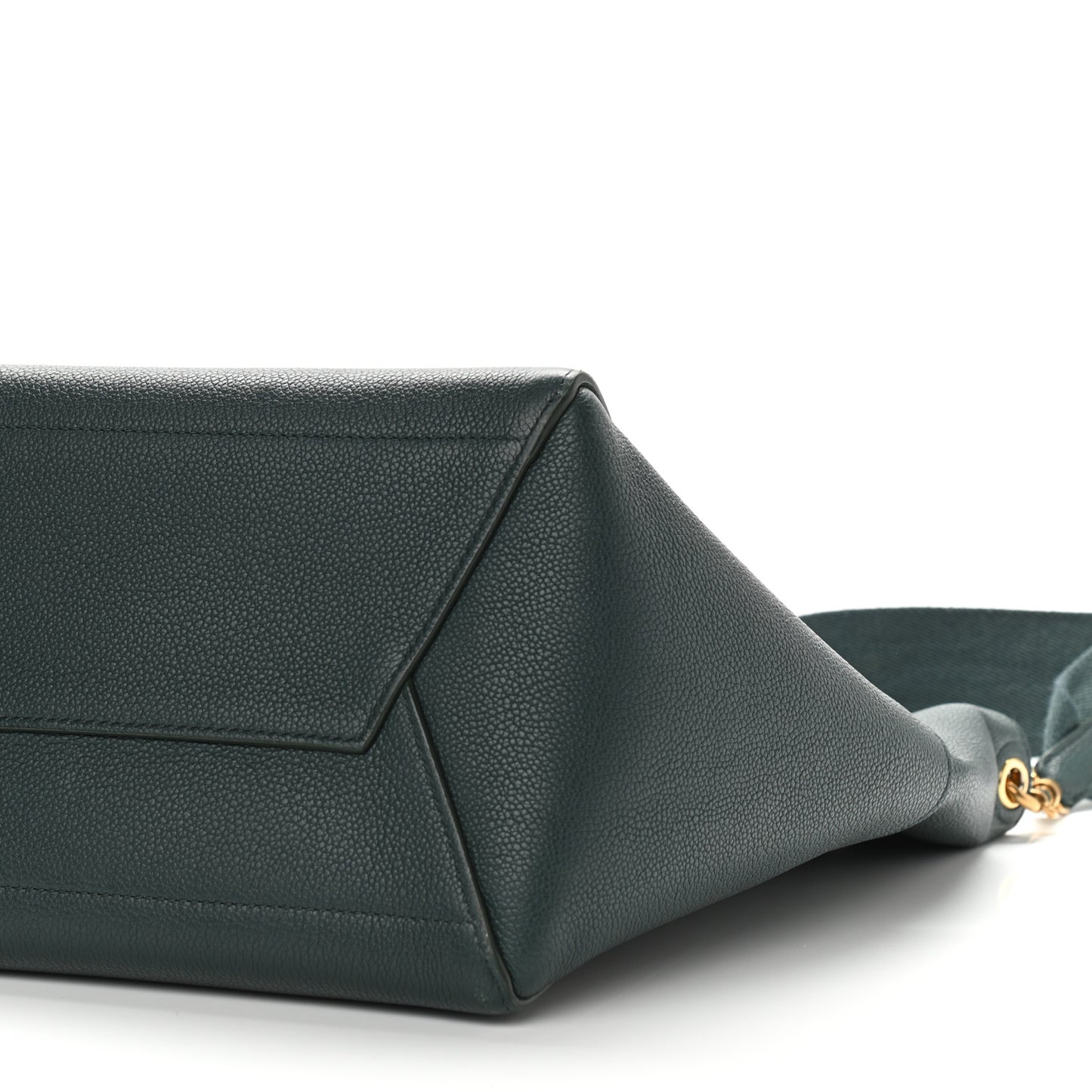 Soft Grained Calfskin Sangle Bucket Bag Amazone