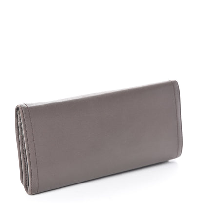 Prada Calfskin Continental Flap Wallet Argilla 3 of 6