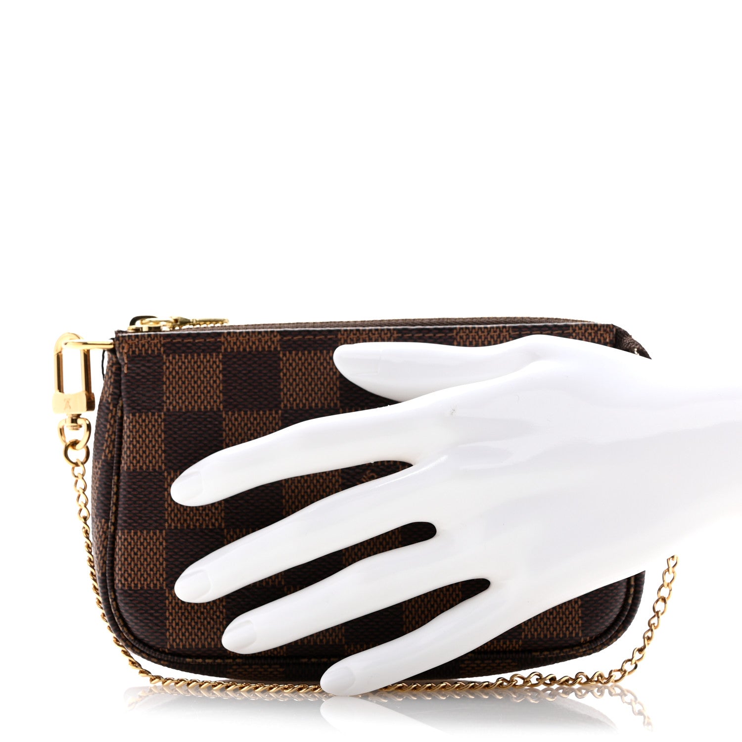 Louis Vuitton Damier Ebene Mini Pochette Accessories 2 of 8