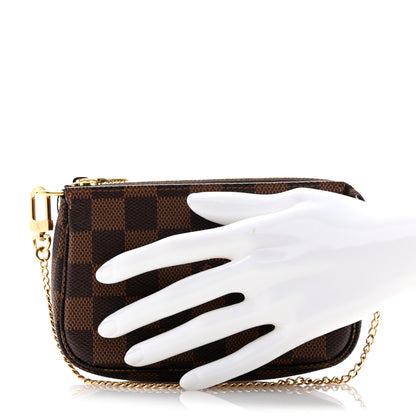 Louis Vuitton Damier Ebene Mini Pochette Accessories 2 of 8