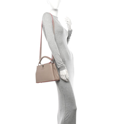 Louis Vuitton Taurillon Capucines BB Galet Litchi 2 of 8