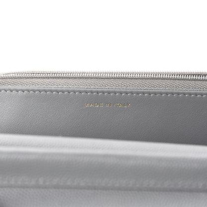 Chanel Caviar Quilted Wallet On Chain WOC Grey 9 of 11