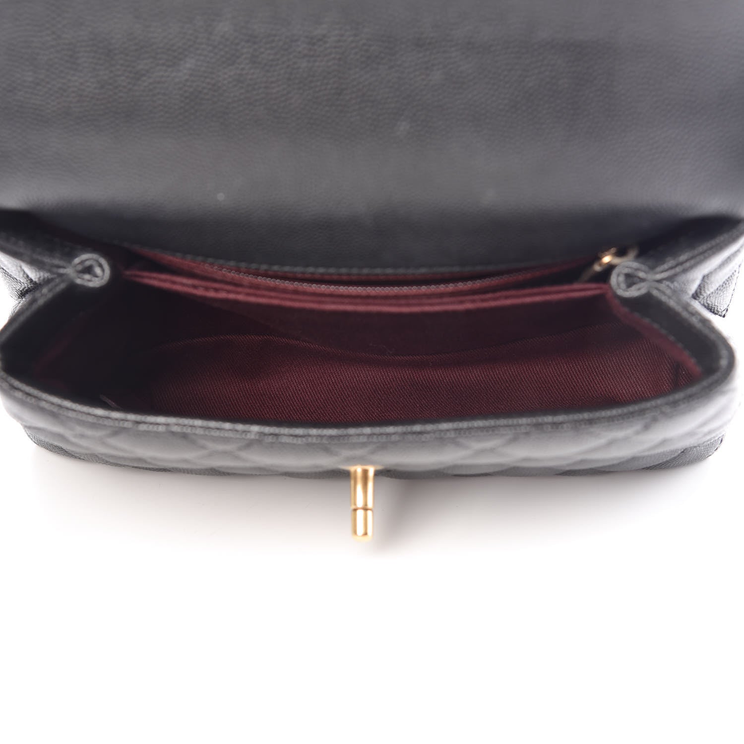 Chanel Caviar Quilted Mini Coco Handle Flap Black 5 of 10
