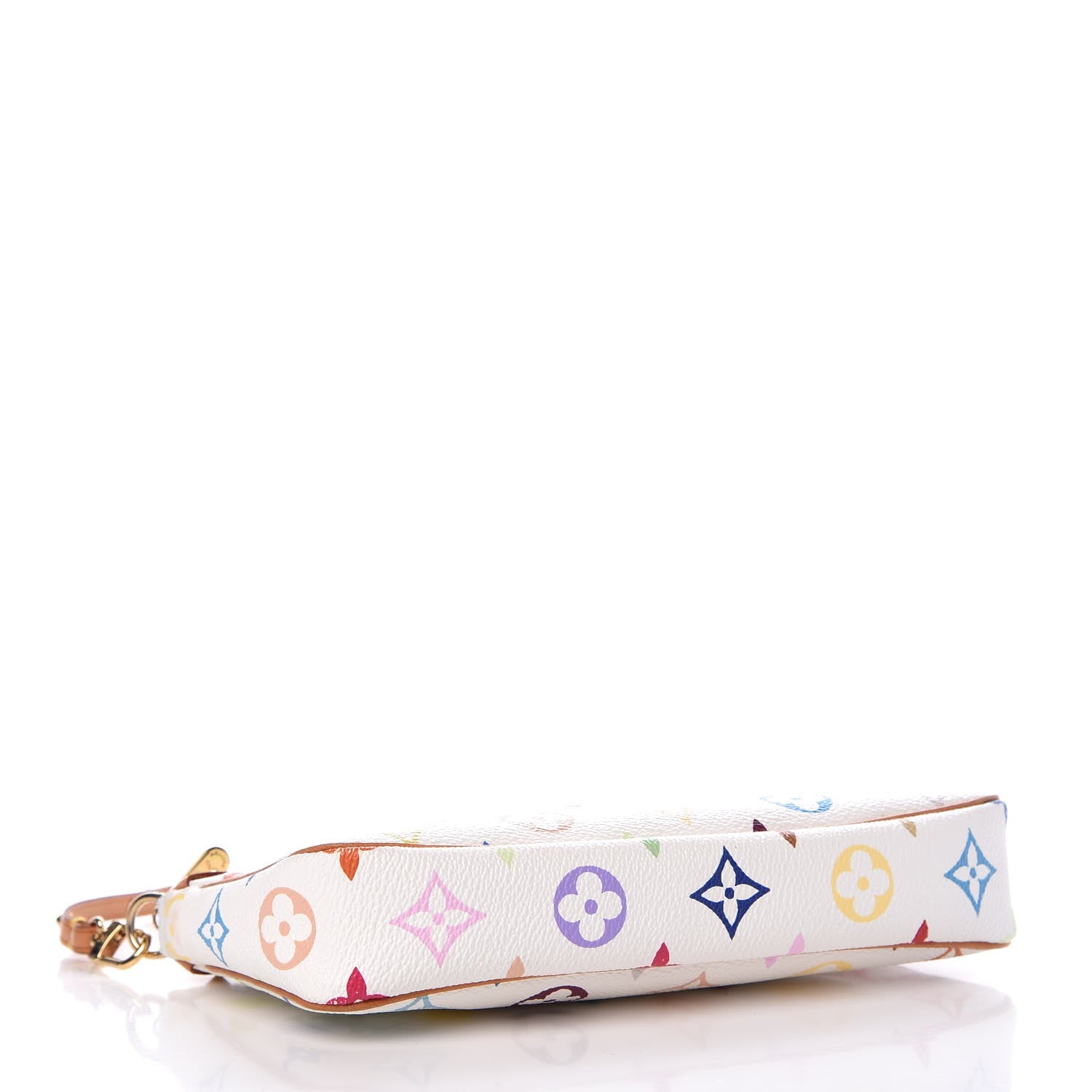 Louis Vuitton Monogram Multicolor Pochette Accessories White 4 of 11