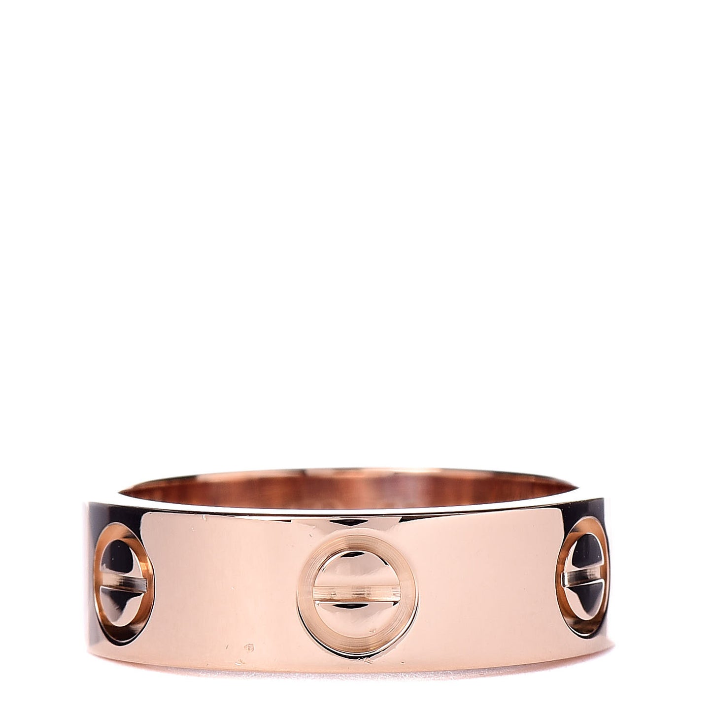 18K Pink Gold 5.5mm LOVE Ring 50 5.25
