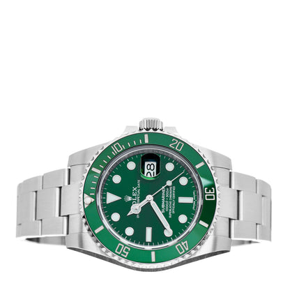 Rolex Stainless Steel 40mm Oyster Perpetual Submariner Date Hulk Watch Green 116610LV 2 of 5