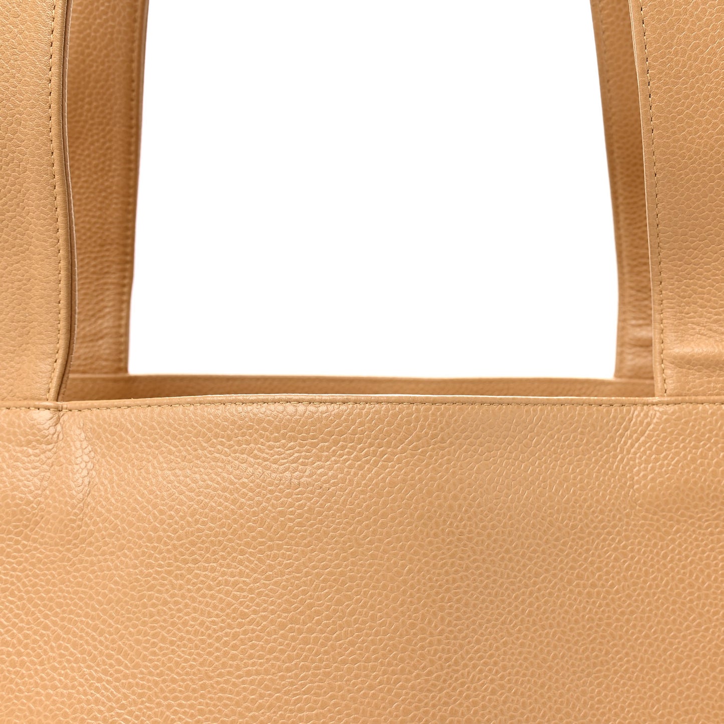 Caviar Timeless CC Tote Beige