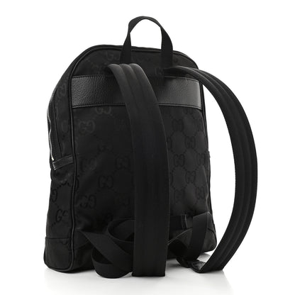 Gucci Econyl Nylon Monogram Off The Grid Backpack Black 2 of 11