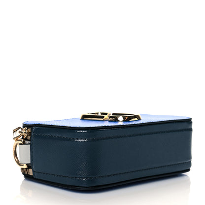 Marc Jacobs Saffiano Small Snapshot Camera Bag Blue Multi 4 of 10