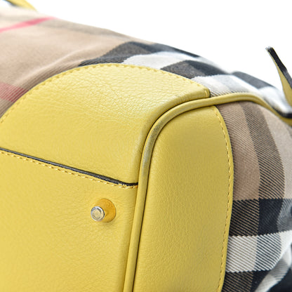 Burberry House Check Small Canterbury Tote Yellow 12 of 18