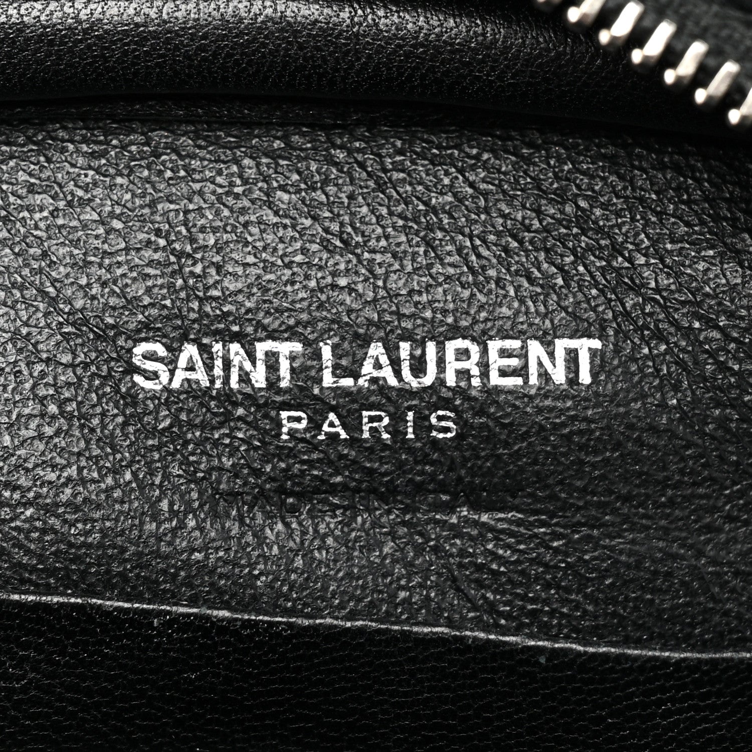 Saint Laurent Python Embossed Calfskin Monogram Blogger Bag Black Beige 6 of 12