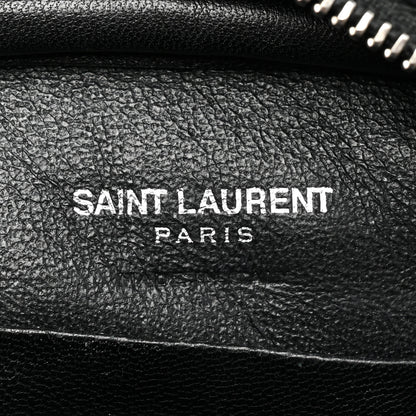 Saint Laurent Python Embossed Calfskin Monogram Blogger Bag Black Beige 6 of 12