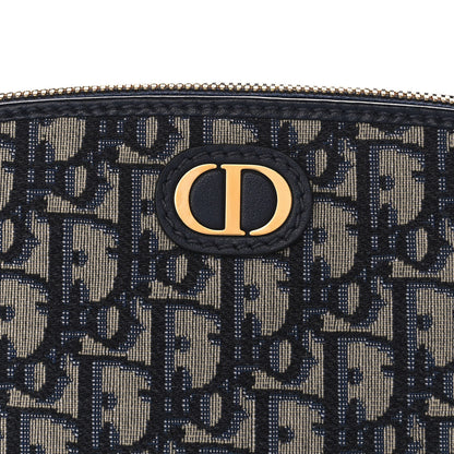 Christian Dior Oblique 30 Montaigne Cosmetic Pouch Blue 9 of 9