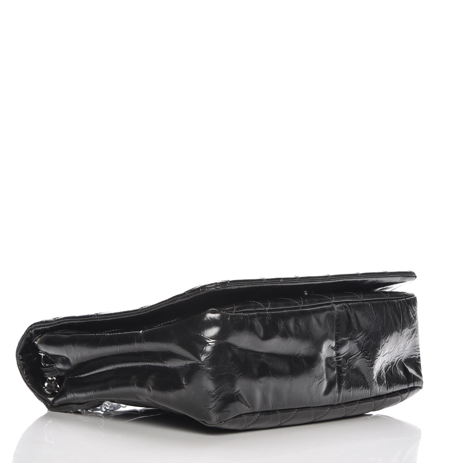 Chanel Patent Quilted XL Flap Black 4 of 7